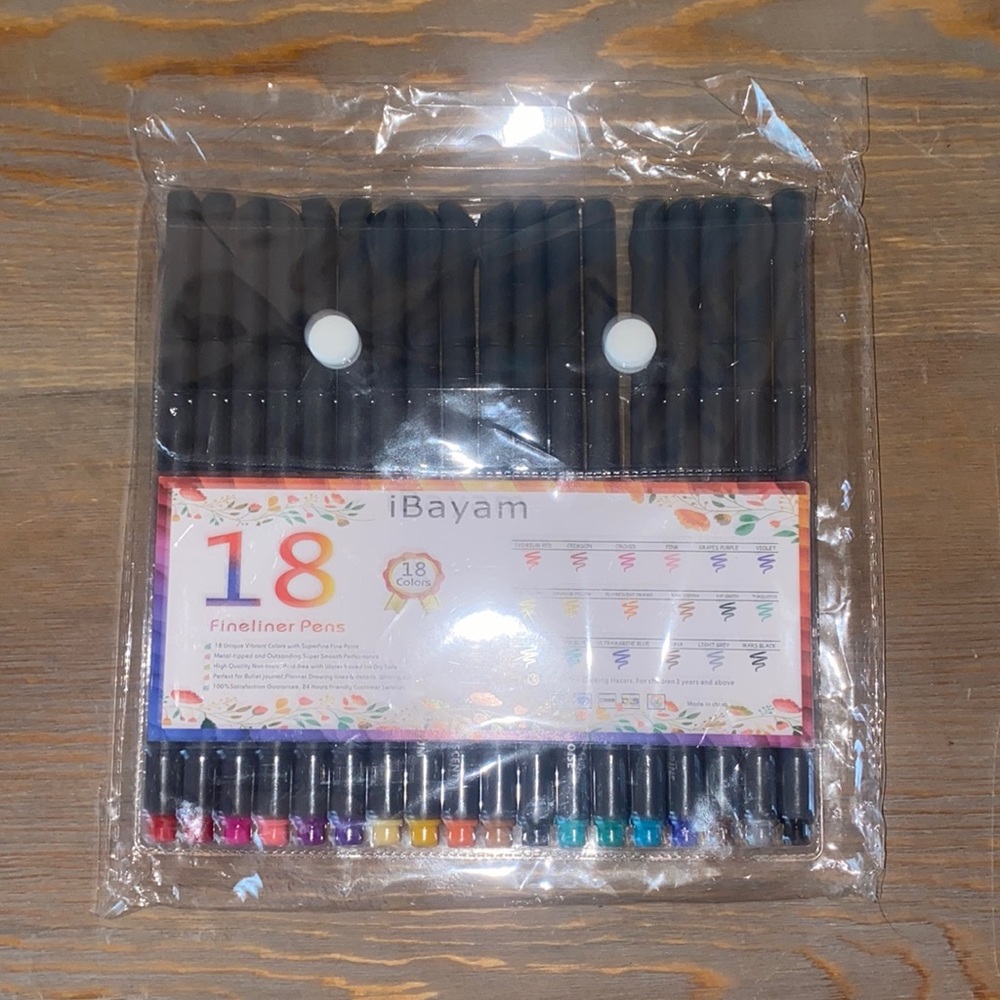 IBayam Colored Fine Tip Pens